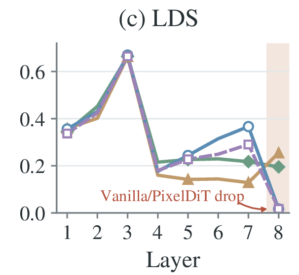 LDS across layers